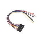 Multi-piece 2.54 Single-head DuPont Wire Female Plug Tail Tin-plated Cable 2P/3P/4P/5P/6P/7P/8P/10P