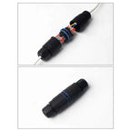 1PCS IP68 Electrical Waterproof Wire Connector Cable 2Pin 3Pin 4Pin 5Pin Quick Push In Terminal Block Connector LED Lamp