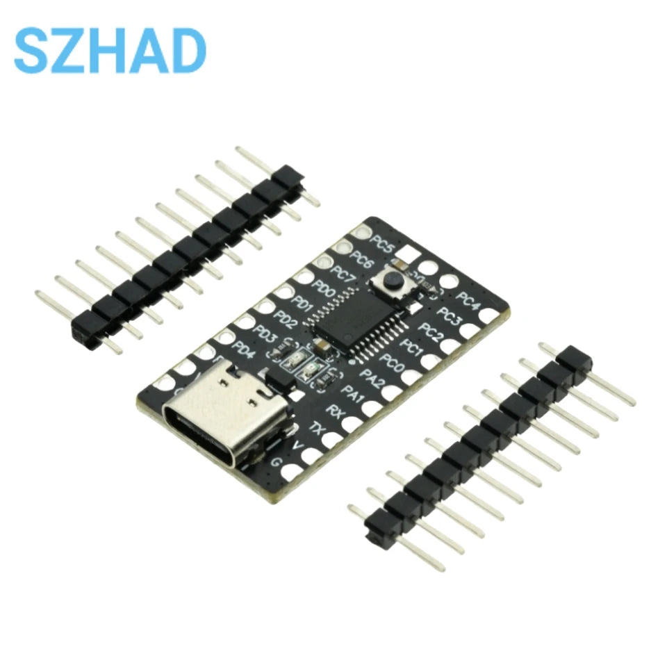 1-10PCS CH32V003F4P6 Core Board Development Board CH32V003 Microcontroller Module RISC-V Processor TYPE-C Interface