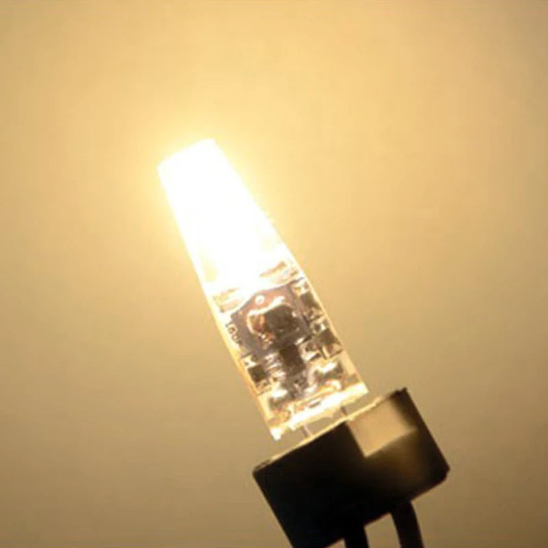 New Product LED Silica Gel Mini G4 Bulb AC/DC 12V COB Warm White Light Without Stroboscopic Replacement of 20W Halogen Lamp