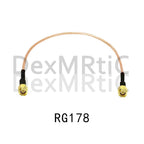 SMA Male to SMA Male Plug Jack RF Connector Pigtail Extension Cable RG174 RG178 RG316 RG58 RG142