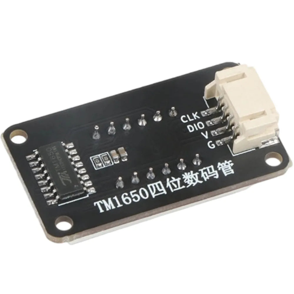 0.36 Inch 4 Digit 7 Segment LED Display TM1650 Driver Chip 3.3V 5V PH2.0 Interface Red Light for Arduino ESP32 Microbit Raspberr