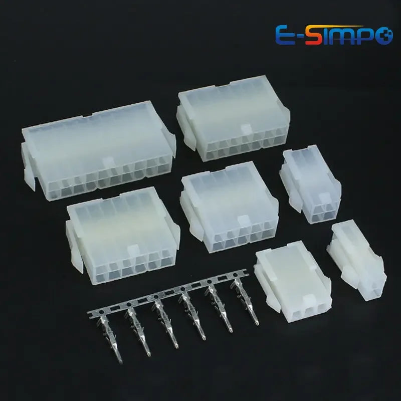 1000Pcs 5556-PT 5557 Male Plug 5558-RT 5559 Female Receptacle 4.2mm Computer ATX Power Harness Reed ColdPress Terminal Connector
