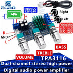 1~2PCS XH-M567 TPA3116D2 Dual-channel Stereo High Power Digital Audio Power Amplifier Board Audio Power Amplifier Board 50W*2