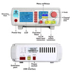 JUNTEK JDS6600 series 15MHz-60MHz DDS function signal generator CNC dual-channel frequency counter Arbitrary waveform generator