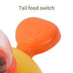 Intelligent Dog Automatic Feeder Cat Dog Puzzle Feeder Interactive Pet Food Treat Dispenser Cartoon Duck Design for Dog Training