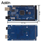 MEGA2560 MEGA 2560 R3 (ATmega2560-16AU CH340G) Pro mini MEGA2560 AVR USB board Development board MEGA2560 with Cable for arduino