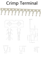 20PCS GH1.25 GH 1.25 1.25mm with lock Connector Socket Pin Header Vertical Horizontal JST Housing terminal 2 3 4 5 6 8 12 pin