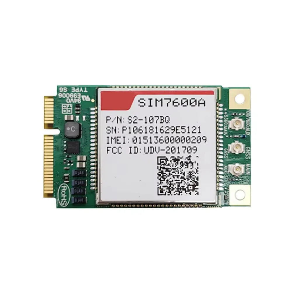 SIM7600A SIM7600SA SIM7600E SIM7600G SIM7600NA LTE Cat1 Mini Pcie Module With GNSS Receiver WCDMA GSM Modem 10Mbps DL