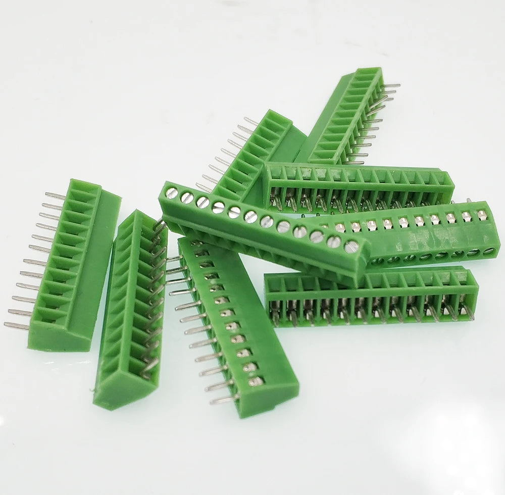 10PCS 2.54mm Pitch 0.1" 6Poles 6Pin 150V6A UL, 130V8A IEC, CE Rohs mini Breadboard PCB Screw Wire Terminal Block