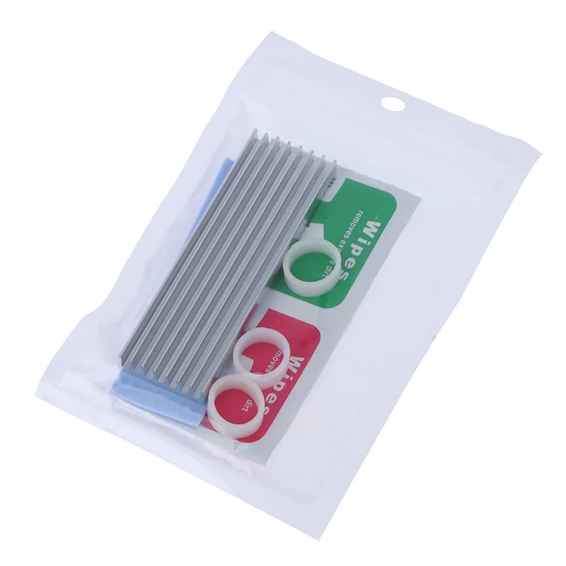 1set M.2 SSD Heat Sink NVME NGFF M.2 2280 Solid State Hard Disk Aluminum Heatsink Cooler Radiator Thermal Cooling Pad For PC