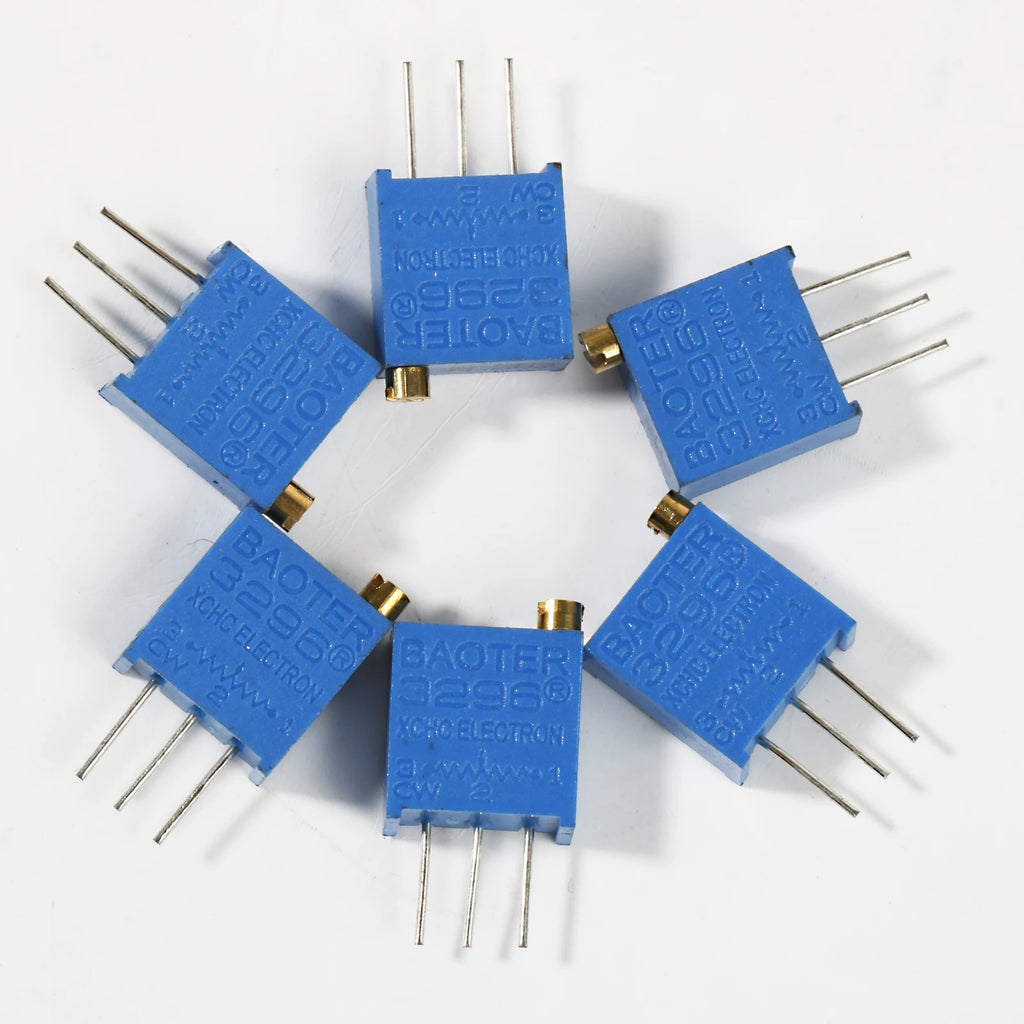 3296W Potentiometer Resistor Kit Precision Adjustable Variable  Resistance Trimmer Potentiometer 1K 10K 100K 1M 50R 100R