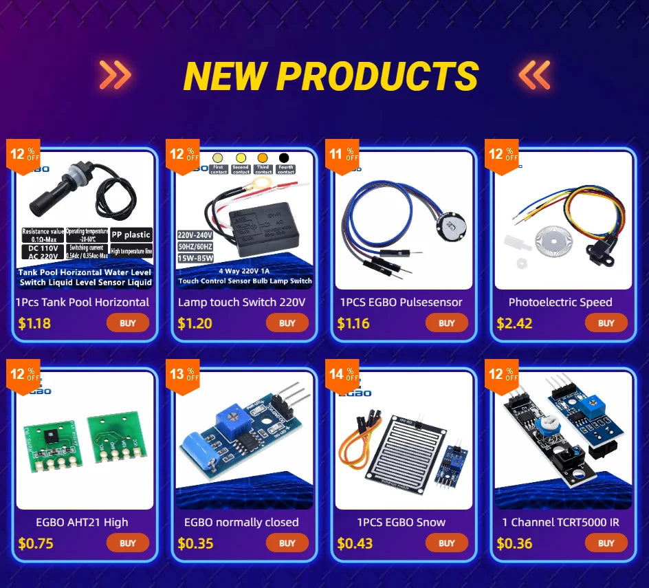 1~10PCS AHT21 High Precision Digital Temperature and Humidity Sensor Measurement Module I2C Communication Replace SHT20 FOr Ar