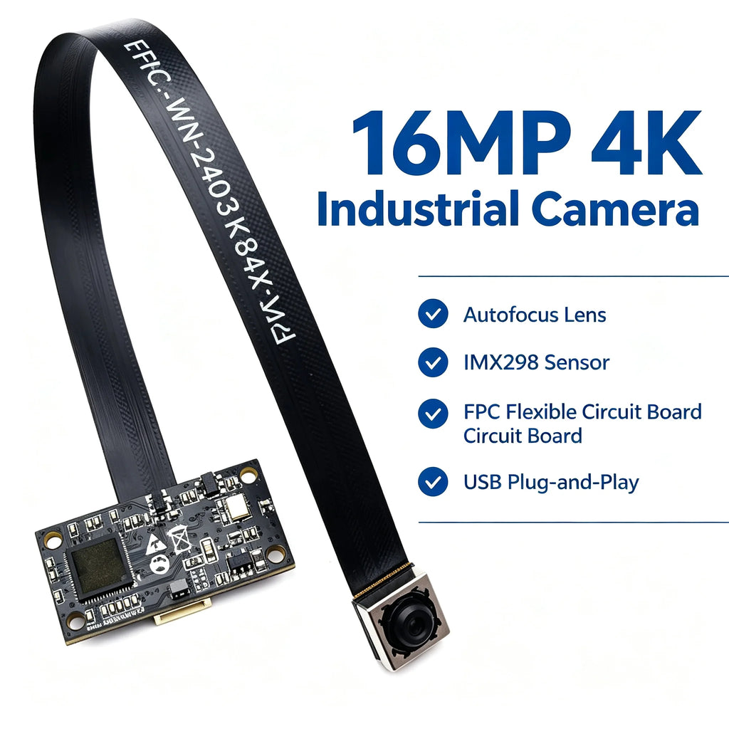4K 16MP USB Camera Module IMX298 FPC Flexible Board Industrial
