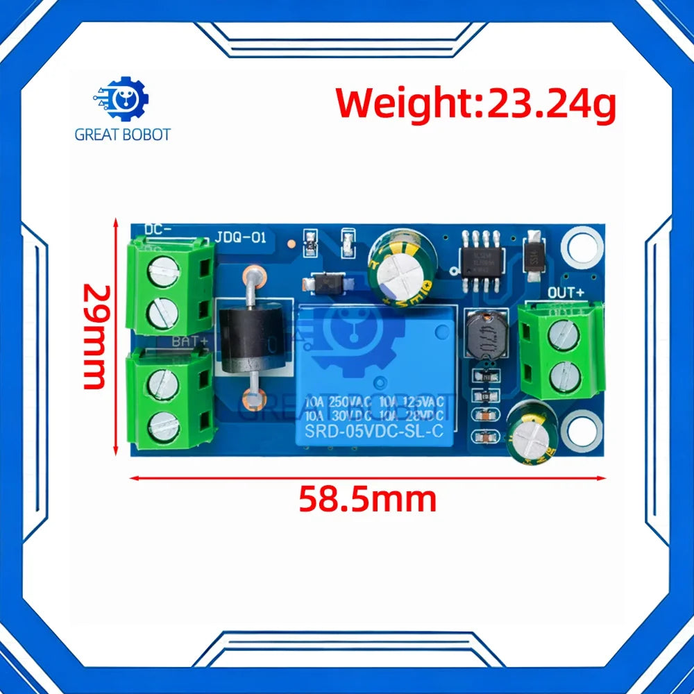 YX850 Standby Lithium Battery Auto-Switching Module 5-48V Wide Input Emergency Power Converter
