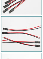 10/20pcs 2pin Dupont Cable 2P 2 Pin Female Jumper Connector Wire 2.54mm Pitch Length 10CM 20CM 30CM Single Head For 3D Printer