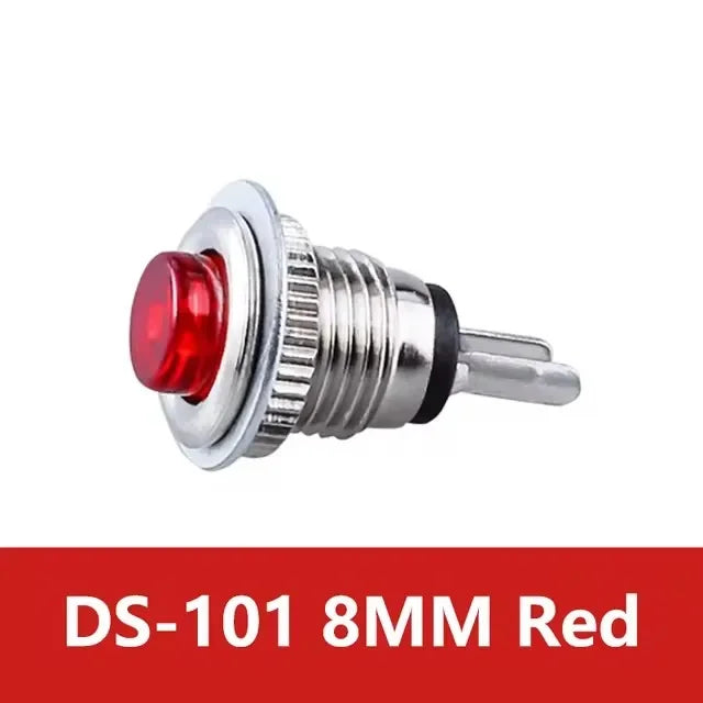 5/20/100PCS  8mm Push Button Switch DS-101 ON/OFF Mini Momentary Reset Micro Switch Normally Open 2Pin