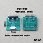 1pcs 4/6/8/10/12/15/16/18/20/22/24/26/30/34/36/40/42/45/50/56 Pin FPC/FFC Adapter Board 0.5mm To 2.54mm Connector