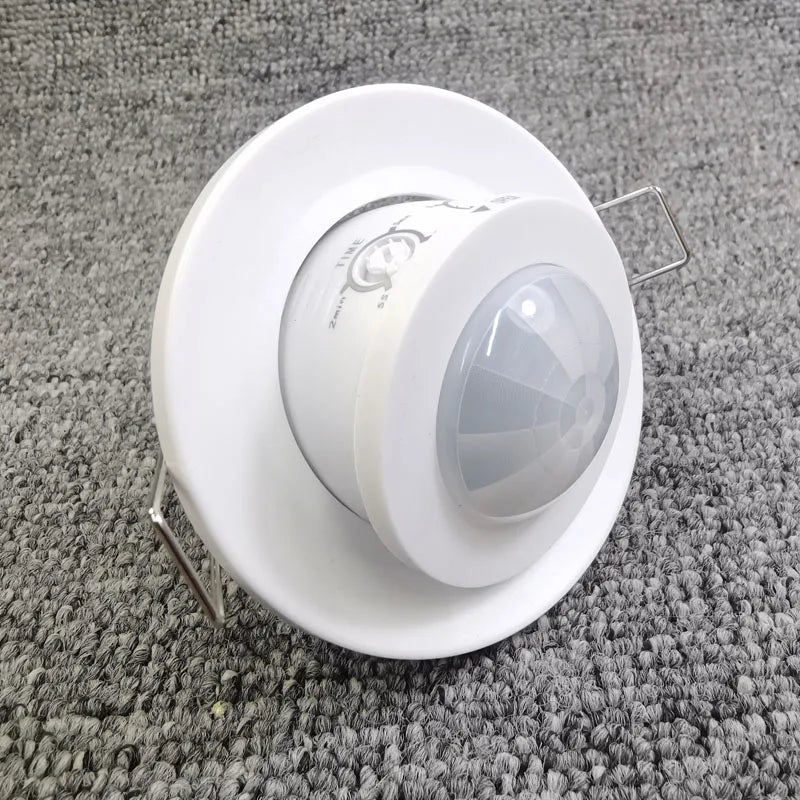 110V-220V Embedded Infrared Human Body Sensor Switch Angle-Adjustable Delay Ceiling Light Motion Sensor