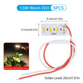 5pcs High Brightness 1.5W 5V LED 5730 SMD Color Lamp Bead Light Board Bulb With Line Red Yellow Green Blue Warm White Light