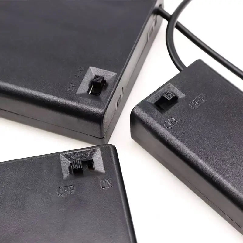 2X 3X 4X 6X 8X AA USB Battery Case With Power Switch With USB Socket AA Battery Box for 5V LED Strip Lights Mini Power Supply