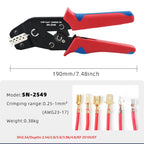 SN58B/48B/2549 DuPont Terminal Crimping Plier Insert Spring Connectors Jst Open Barrel Crimper Tool TAB 2.8 4.8  Hand Tool