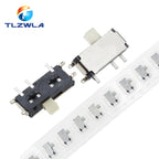 50PCS Mini 7-Pin On/Off 1P2T SPDT MSK-12C02 SMD Toggle Slide Switch For MP3 MP4