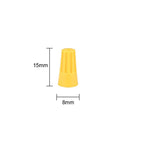 100Pcs~25pcs P1 P2 P3 P6 Colorful Wire Caps Electrical Connectors Screw Terminals With Spring Insert Twist Nuts Caps Connection