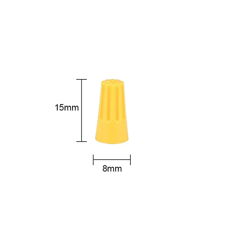 100Pcs~25pcs P1 P2 P3 P6 Colorful Wire Caps Electrical Connectors Screw Terminals With Spring Insert Twist Nuts Caps Connection