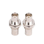 10pcs/lot Dual BNC Jack Socket Screw Panel Mount BNC Female to BNC Female Panel Chassis Adapter Coaxial Connector