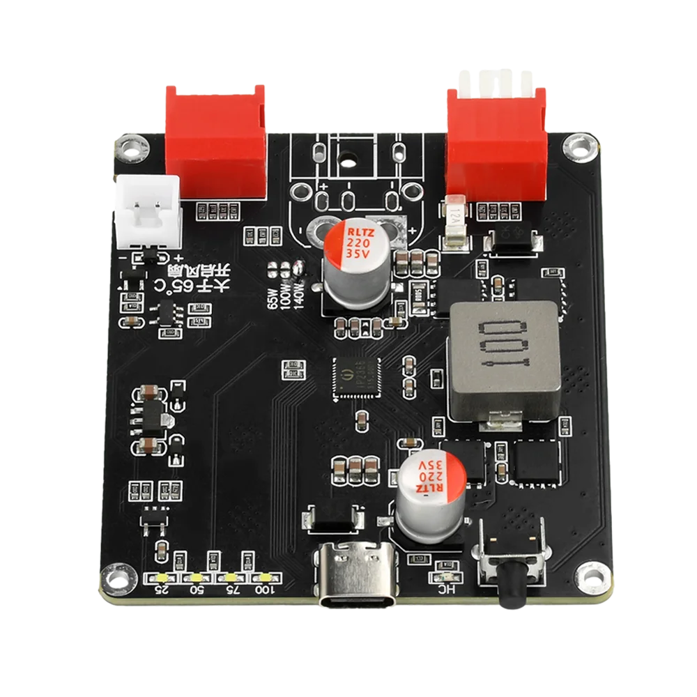 2S 3S 4S 5S 6S BMS Charger Module 140W Bidirectional Fast Charger Module IP2366 Lithium Battery Charging Board USB to DC