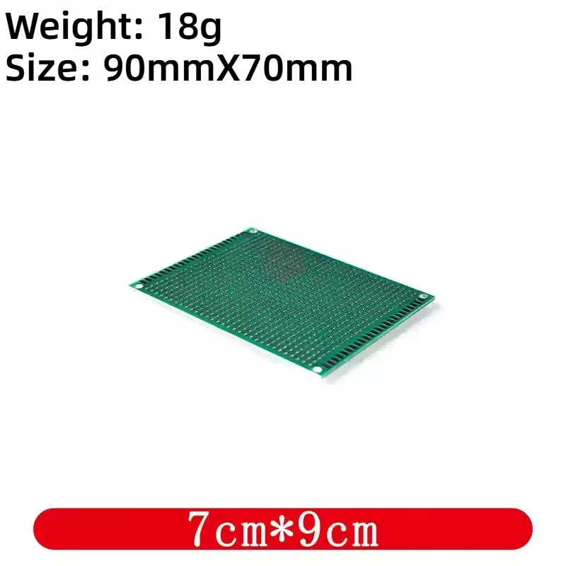 Universal PCB Circuit Protoboard Double Sided Breadboard 2x8 3x7 4x6 5x7 7x9CM Stripboard Prototyping Board DIY Electronic Kit