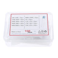 100Pcs PTC Positive Temperature Thermistor Resistor Assorted kit MZ5 50 ohm-2.2K 10Value Each 10pcs