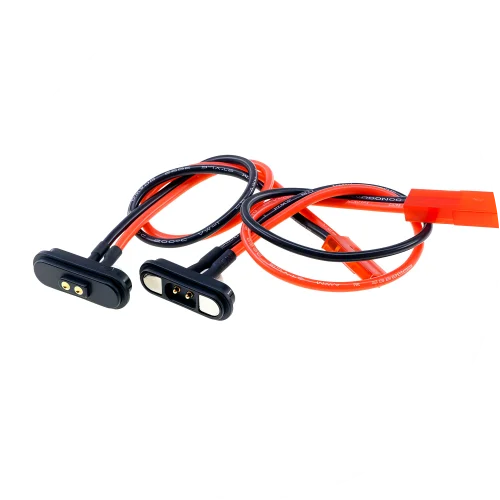 3A Magnetic Spring Loaded Pogo Pin Connector 5-24VDC 2/3/4 Pin Male Female Blind Led Lamp Snap-on JST SM JR Servo Extended Cable