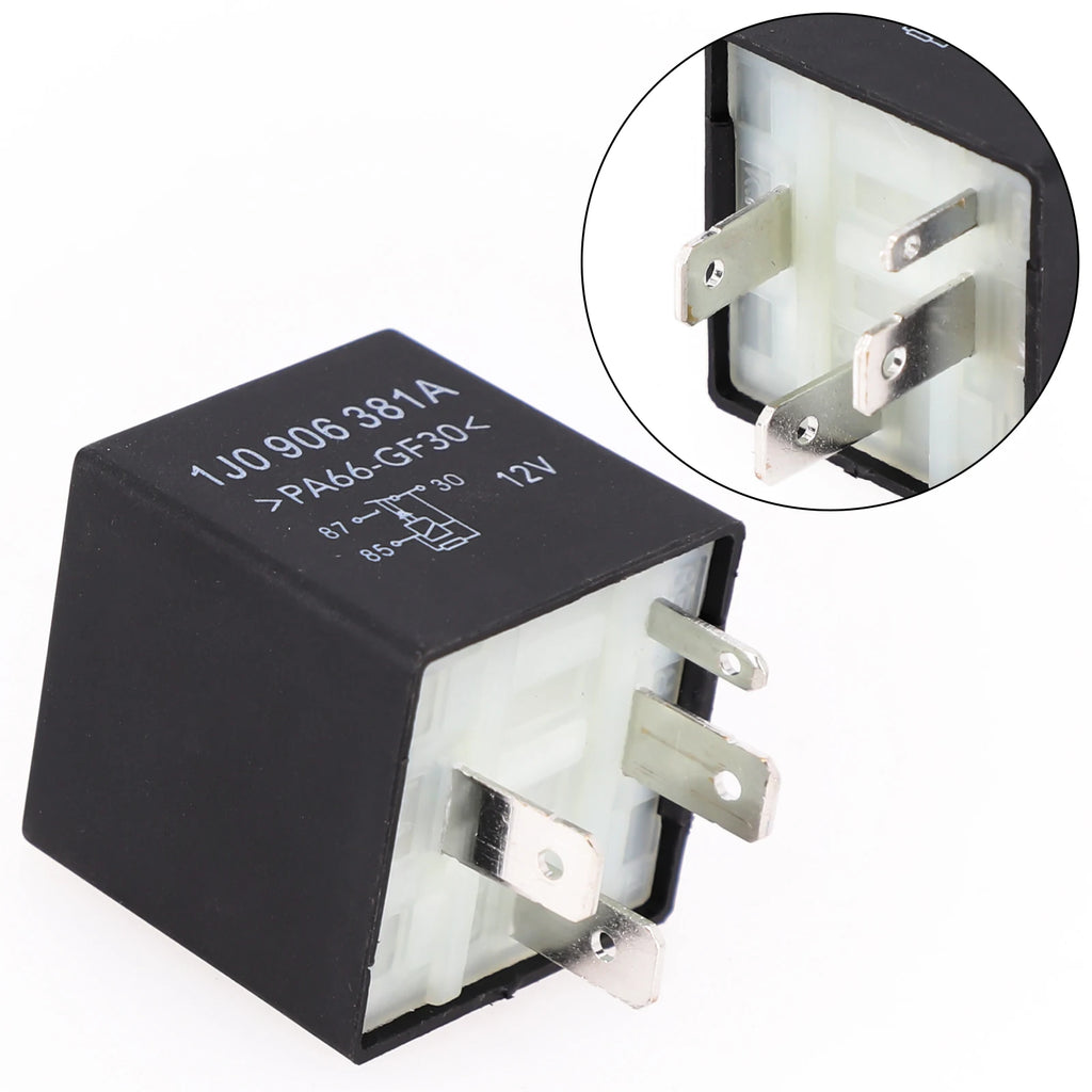 Replacement Car Engine ECU Fuel Pump Relay 109 1J0906381A Compatible with For Skoda Vehicles 1989 2006 Except MK5 Models