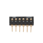 10PCS Slide Type DIP Switch Module 1 2 3 4 5 6 7 8 10PIN 2.54mm Position Way DIP Pitch Toggle Switch Black Snap Switch Dial