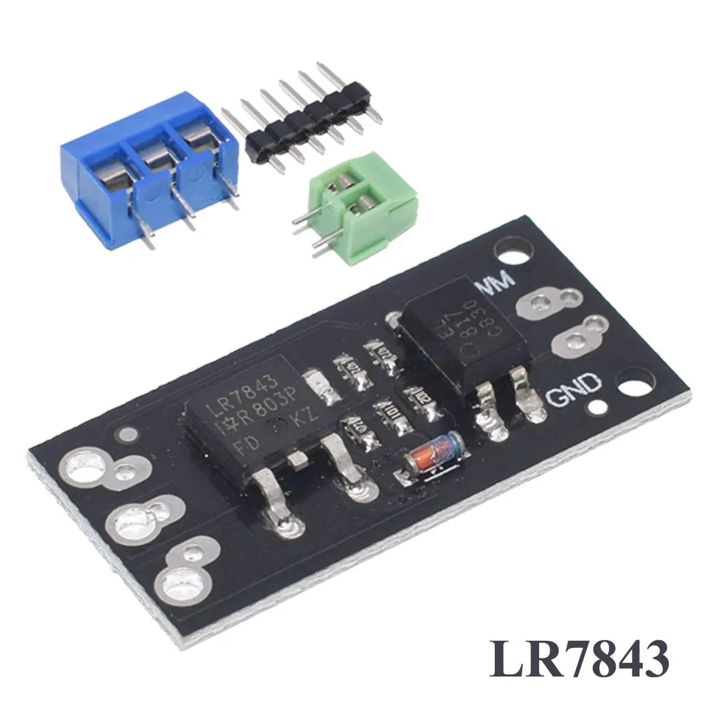 1/4PCS FR120N LR7843 AOD4184 D4184 Isolated MOS Tube FET Module Replacement Relay 100V 9.4A 30V 161A 40V 50A Board