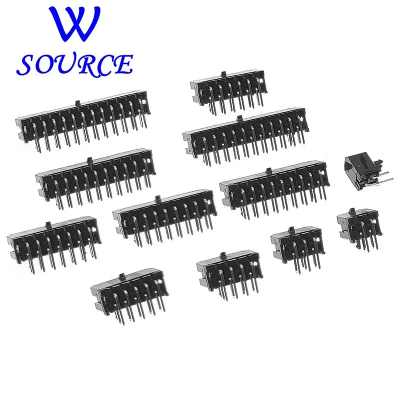Molex 3.0mm Plug-in Needle Holder Bent Needle Connector Looper 2*1/2/3/4/5/6/7/8/9/10/11/12P MX3.0mm Double Row Curved Connector