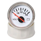 52mm Volt Gauge Marine Auto Voltmeter Universal 8-16V Waterproof Gauge Car Boat Instrument Red Backlight 12V Car Voltage Gauge
