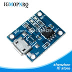 Micro USB 5V 1A 18650 TP4056 module for lithium battery charger charging board with protection + MT3608 2A DC-DC boost converter