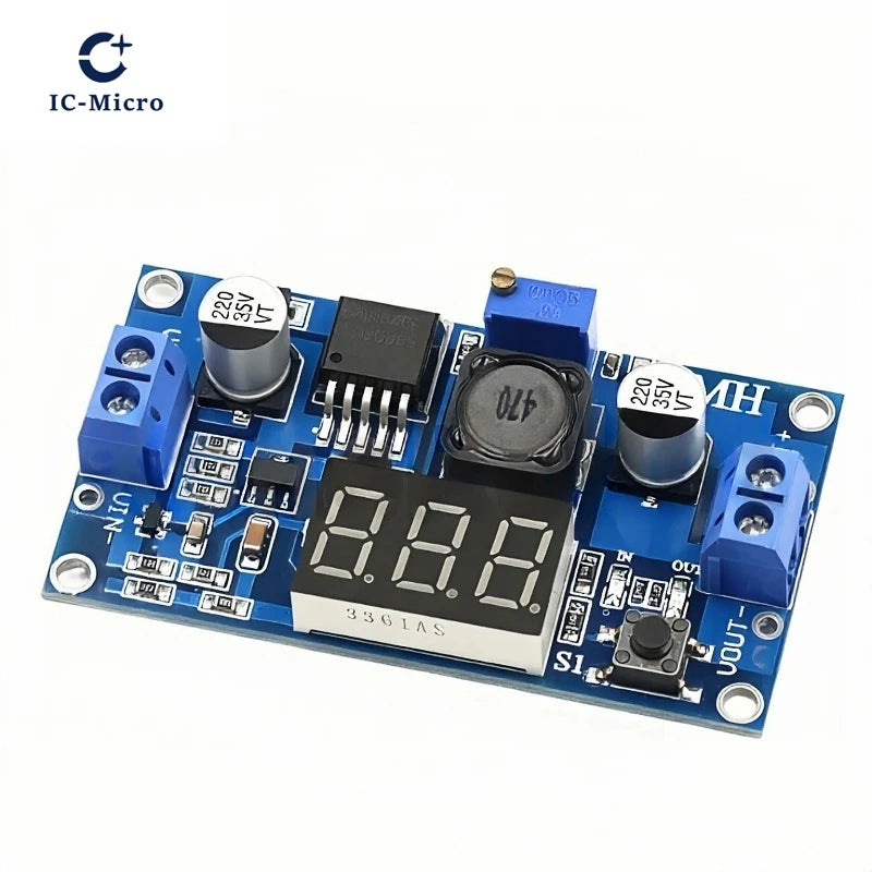 1-10PCS LM2596 DC DC Step Down Converter Voltage Regulator LED Display Voltmeter 4.0~40 to 1.3-37V Buck Adapter Adjustable Power