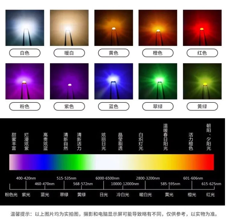 100PCS High brightness 0805 natural white 4500K-5000K color temperature 2012 neutral white SMT LED beads