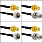 1pc SMA RF/RP Male/Female to F Plug Jack Pigtail Cable RG174 20cm/30cm/50cm NEW SMA to F RF Coax Adapter