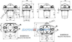 SAYOON SZJ-300A DC Contactor MZJ-300A Power Relay 12V 24V 36V 48V 60V 72V 120V for Car Batteries Electric Forklift Trucks