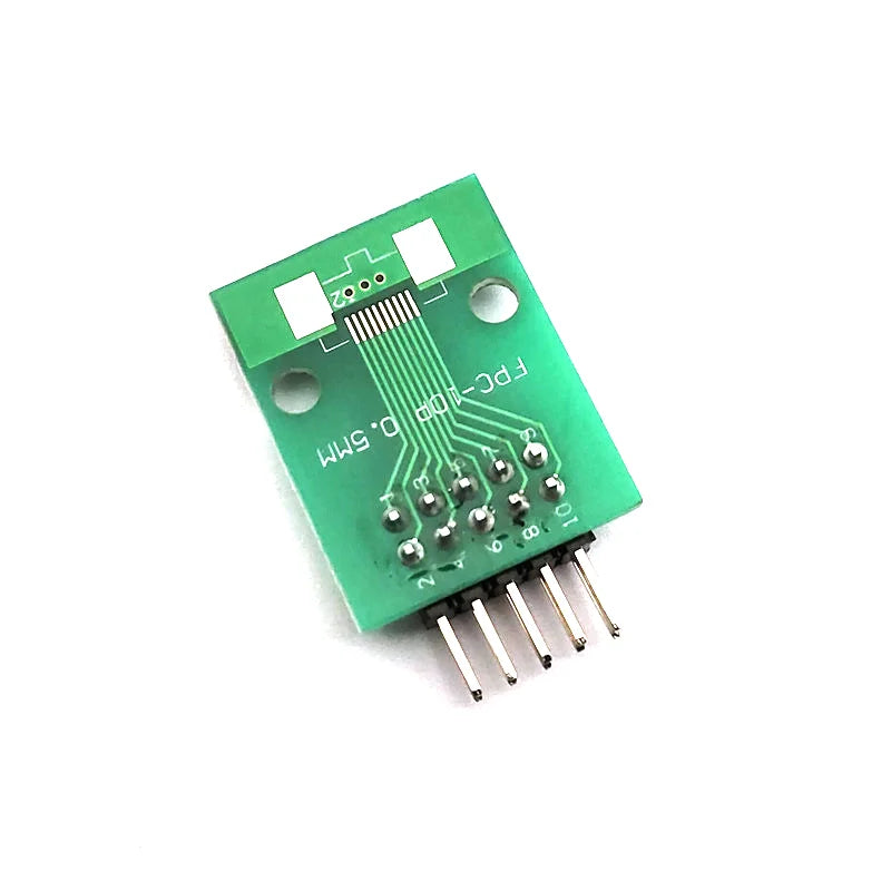 1Pcs 1.0mm to 2.54mm FPC/FFC Adapter Board - Multi-Pin (4-30P) Breakout Board with Straight/Curved Header