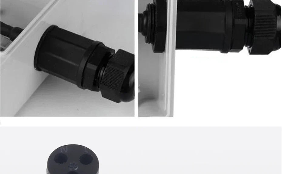 IP68 RJ45 Network Connector with LAN Wire M20 Waterproof Ethernet Retardant Terminal Connectors Quickly RJ45 Panel Plugs with DC
