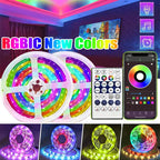 1-30M USB WS2812b Magic RGBIC Dream Strip Light 5050 LED RGB Strip Tuya WiFi App Horse Racing Running Atmosphere Light Home Deco