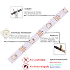 WS2812B Individually Addressable Led Strip 1-5M 30/60/74/96/144leds/m WS2812 5050 RGBIC Smart Pixels Led Light IP30/65/67 DC5V