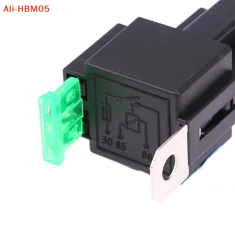 (HB05)1Pc 4 Pin 5 Pin 30A Auto Relay With Fuse Coil Voltage 12V/24V DC Relay Vehicle Rel Fused Relay