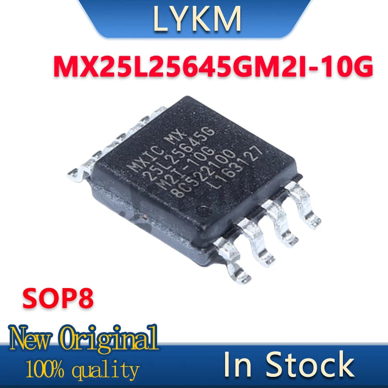 (2-5piece) New MX25L25645GM2I-10G 25L25645GM2I-10G SOP8 32MB flash memory chip In Stock